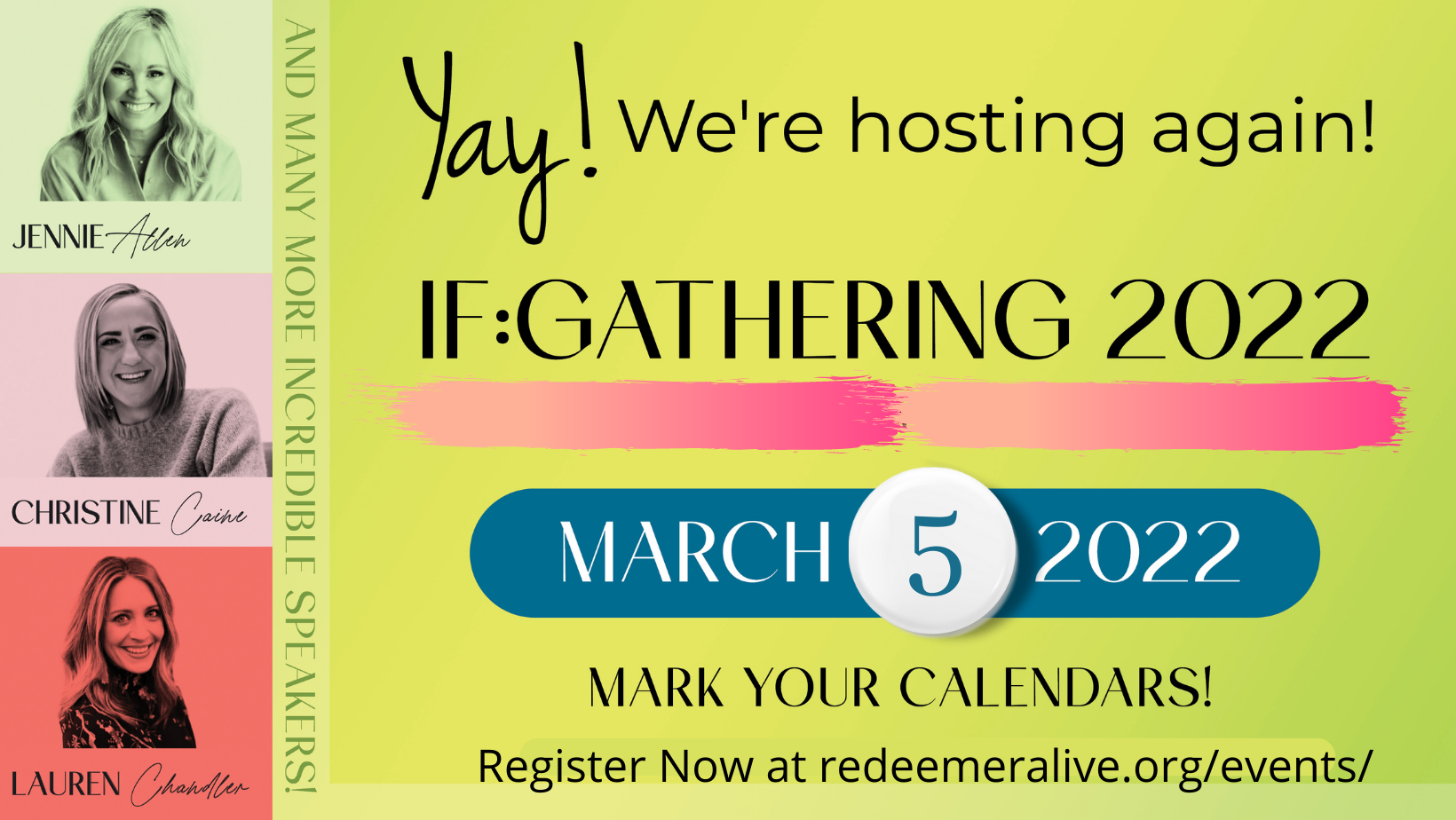 If Gathering 2022 Schedule If:gathering 2022 | Redeemer Lutheran Church